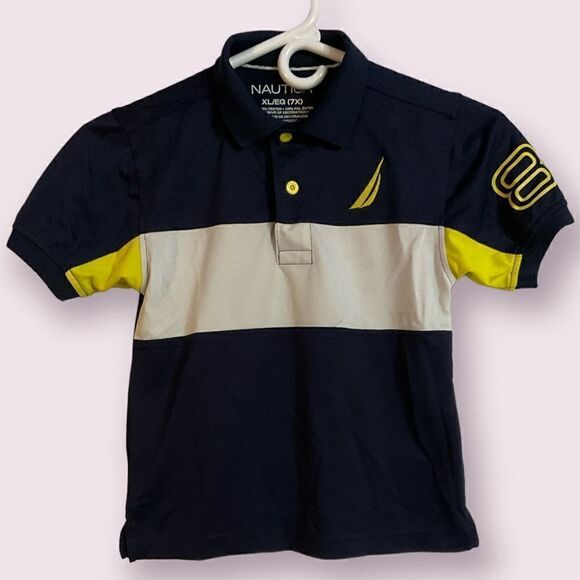 Nautica Vintage Collared Short Sleeve Shirt - Picture 1 of 3